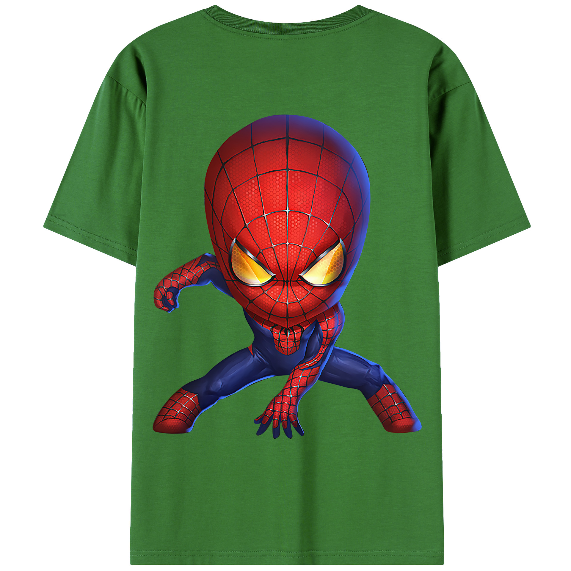 （画像用） Spider Man スパイダーマン レディース半袖Tシャツ(バックプリント)